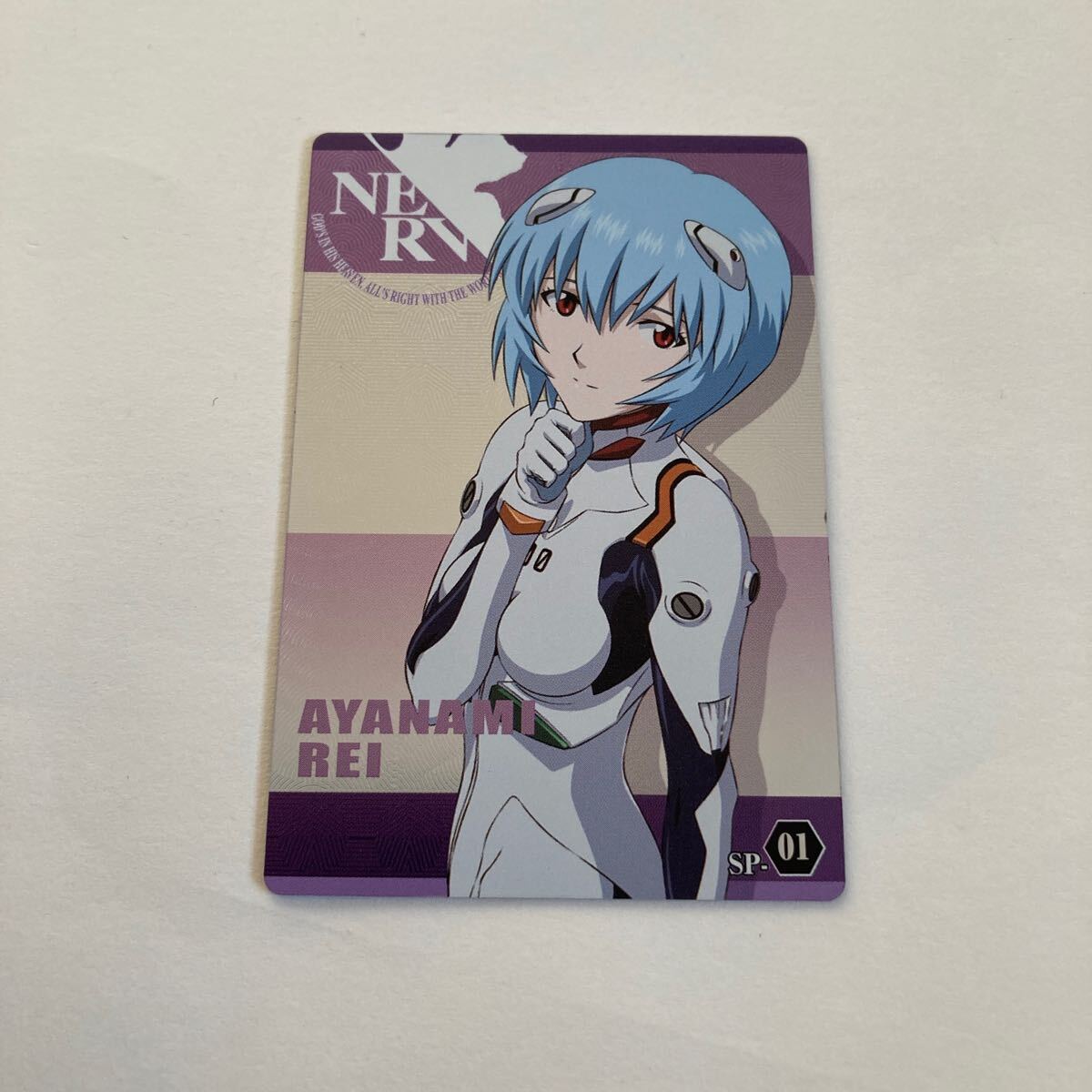 エヴァンゲリオン ウエハース カード SP-01 綾波レイ プラグスーツ 開封品拍卖