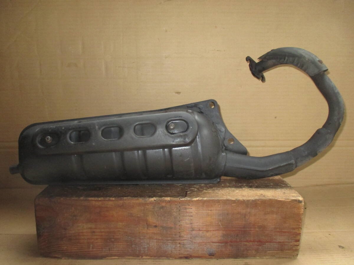 ホンダ タクト AF16 純正 マフラー 実動車外し 検) HONDA TACT 2st 2サイクル 50cc 原付き スクーター メットイン拍卖