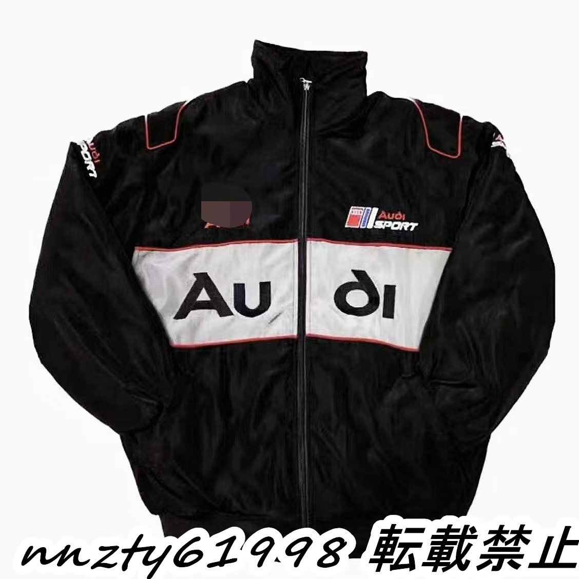 F1レーシングスーツ秋冬コットンジャケットカジュアルウェア男女兼用全刺ゆったりジャケット-アウディ拍卖