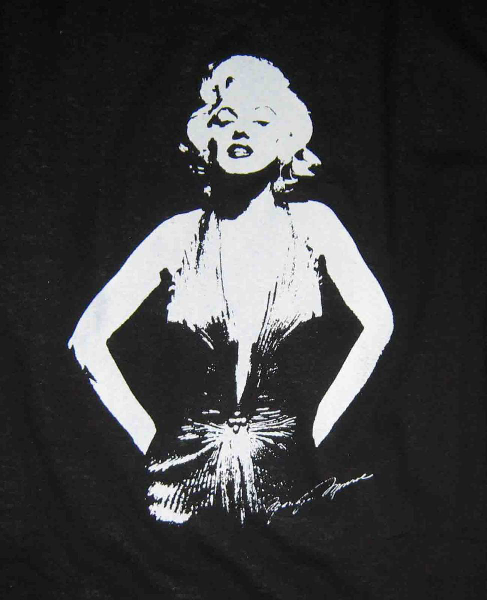 マリリン・モンロー ロンT 黒 M~L~2L 3サイズから選ぶ拍卖