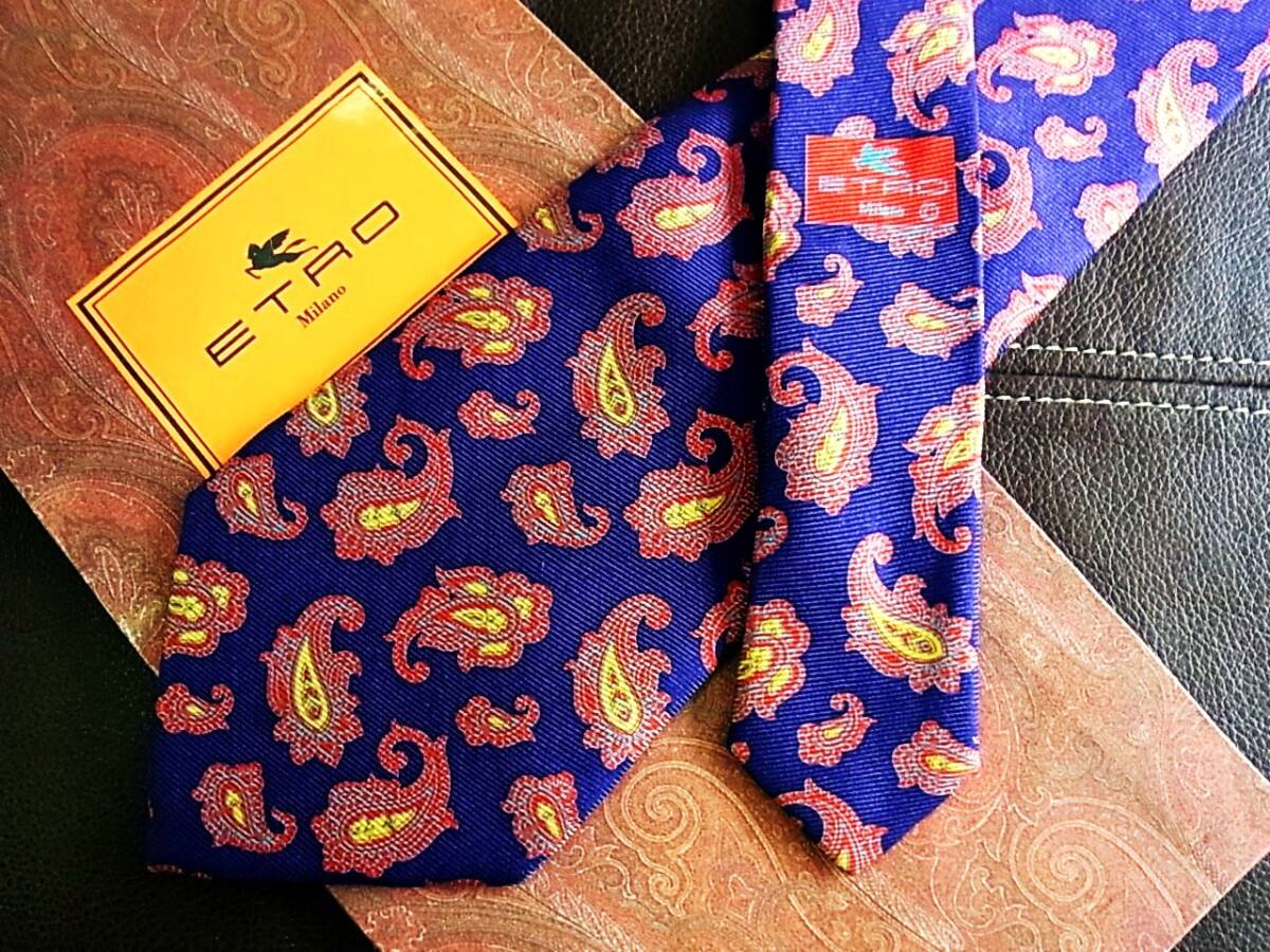●5-2116●在庫処分SALE●【ETRO】エトロ【ペイズリー】ネクタイ拍卖