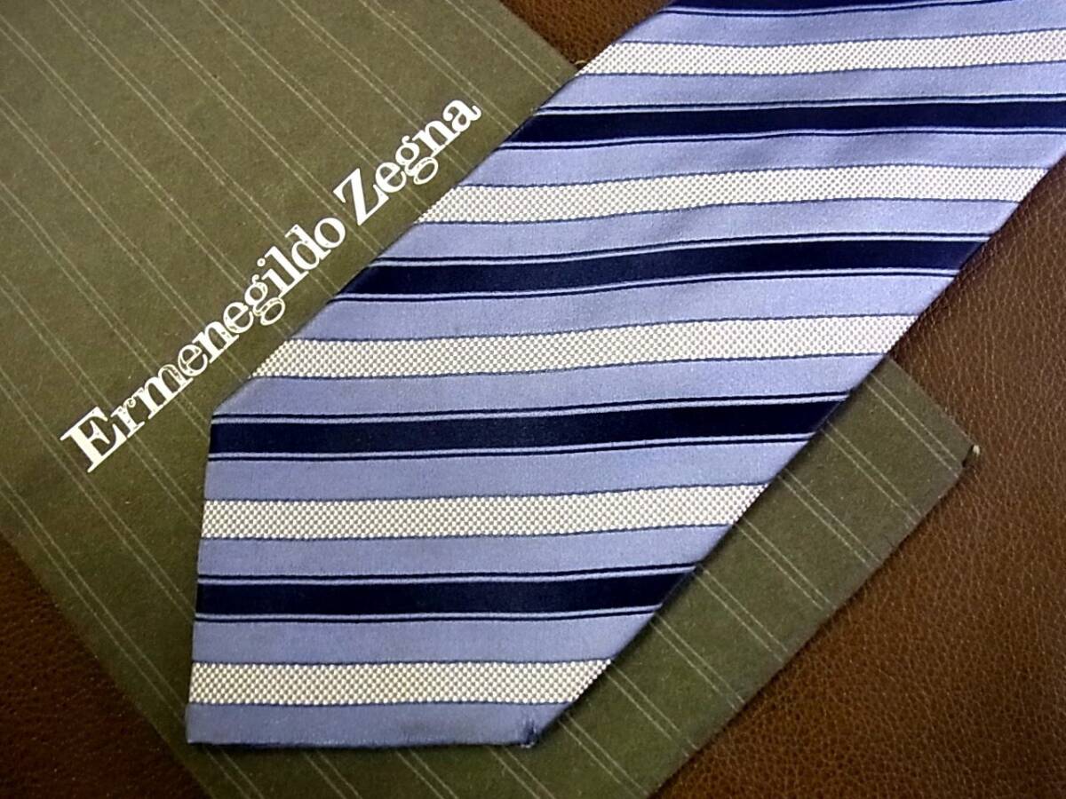 ●5-2384●在庫処分SALE●【Zegna】ゼニア【ストライプ 柄】ネクタイ拍卖