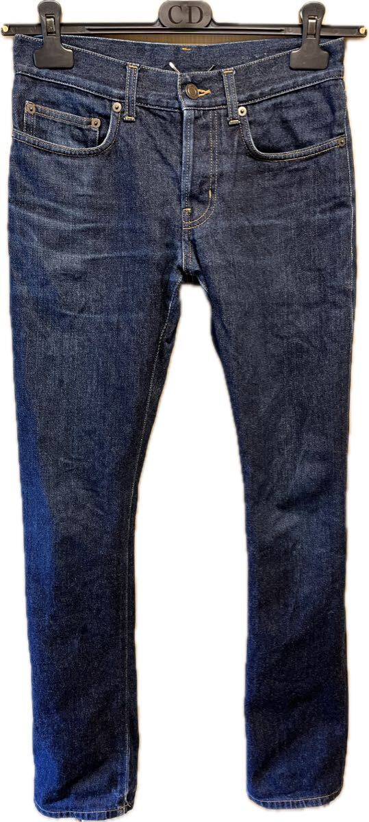国内正規 14SS SAINT LAURENT PARIS サンローラン パリ Hedi Slimane エディ スリマン 期 ストレッチ スキニー デニム 27 344215 YM26R拍卖