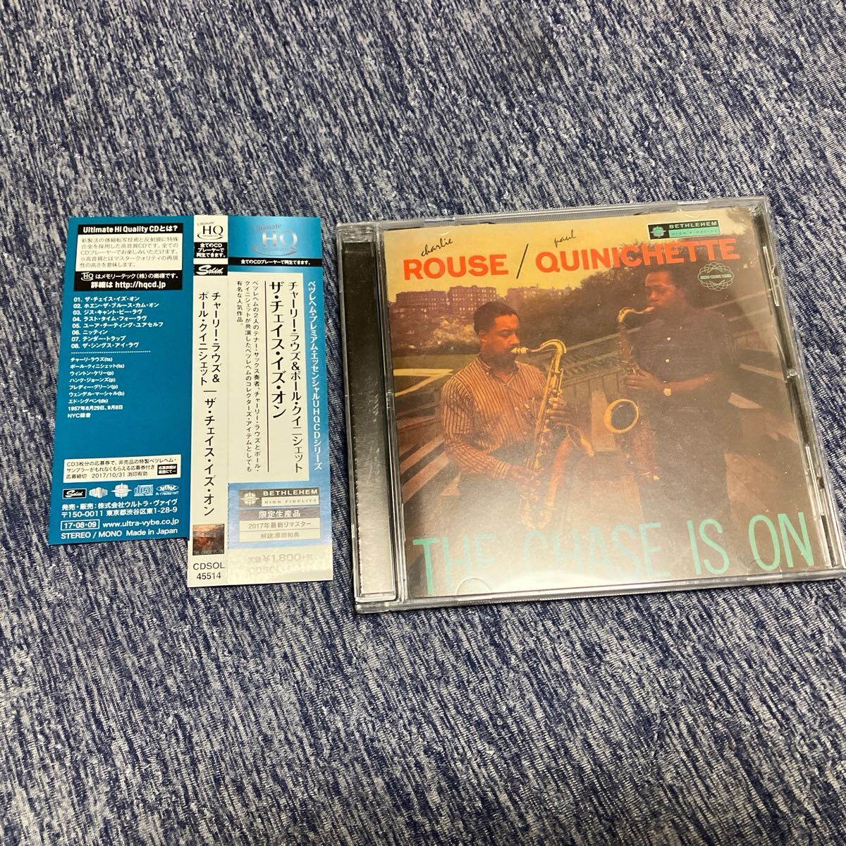 チャーリー・ラウズ&ポール・クイニシェット「ザ・チェイス・イズ・オン」CD、ベツレヘム拍卖