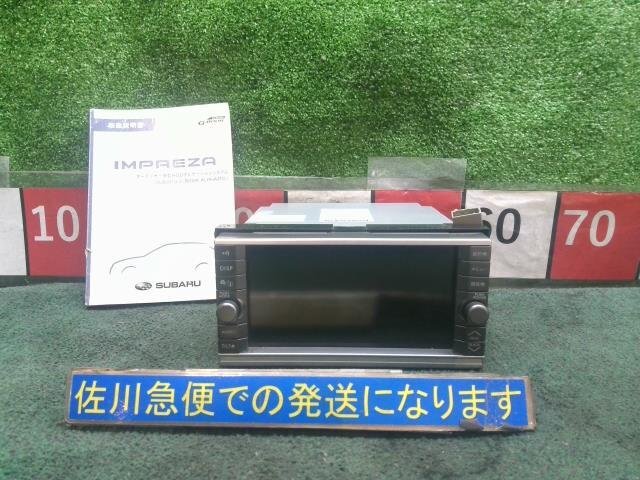 スバル純正オプション ケンウッド KENWOOD FXHD07JGF2 86271-FG000 カーナビ ナビ 取説付 簡易チェック済み ハーネス無 現状販売 中古拍卖