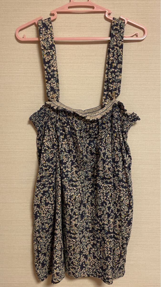 トップス 花柄 ネイビー LL ベルメゾン拍卖