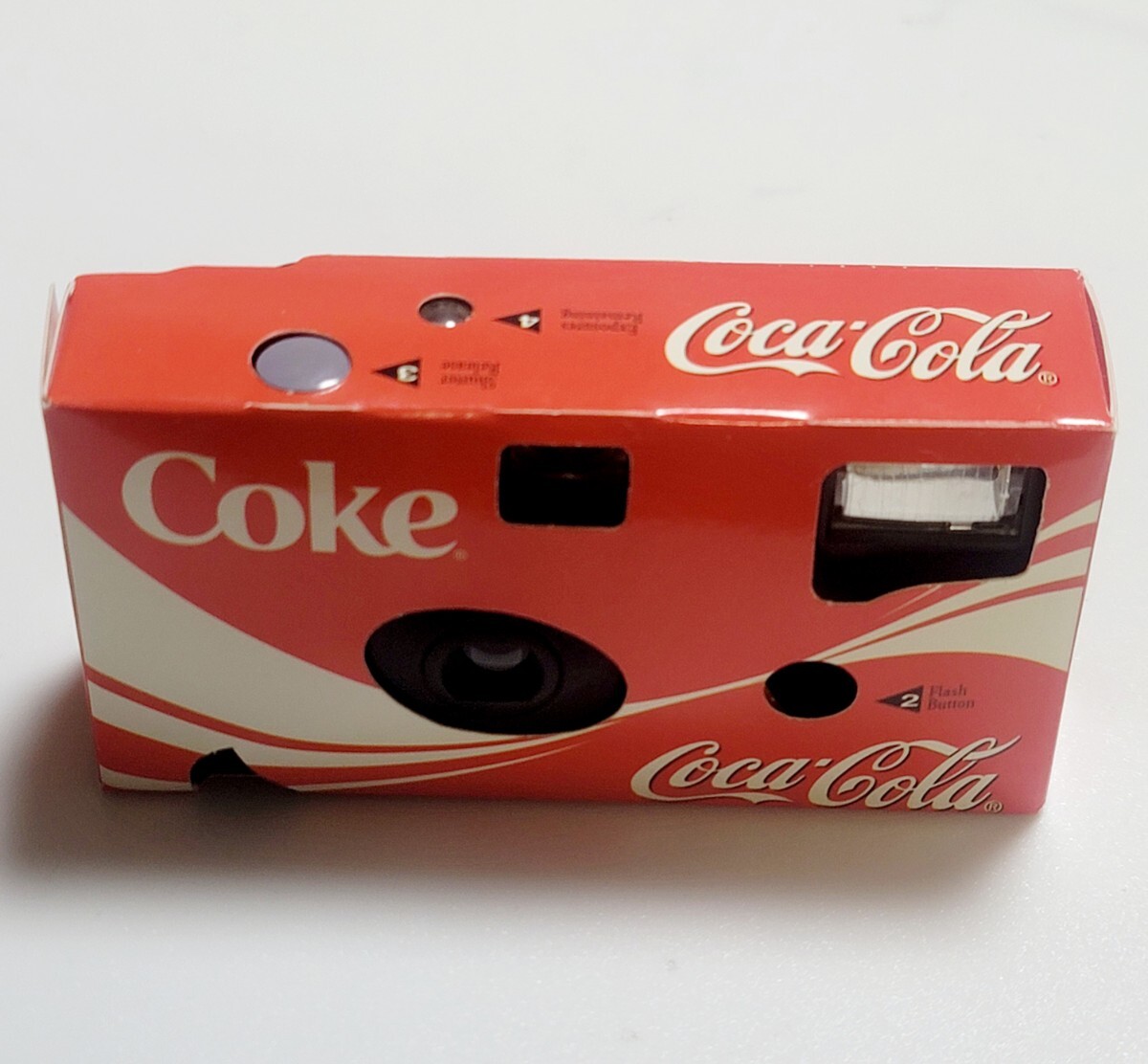 《アメリカングッズ》当時物 使い捨てカメラ コカ・コーラ フィルムカメラ ※現状にて / グッズ拍卖