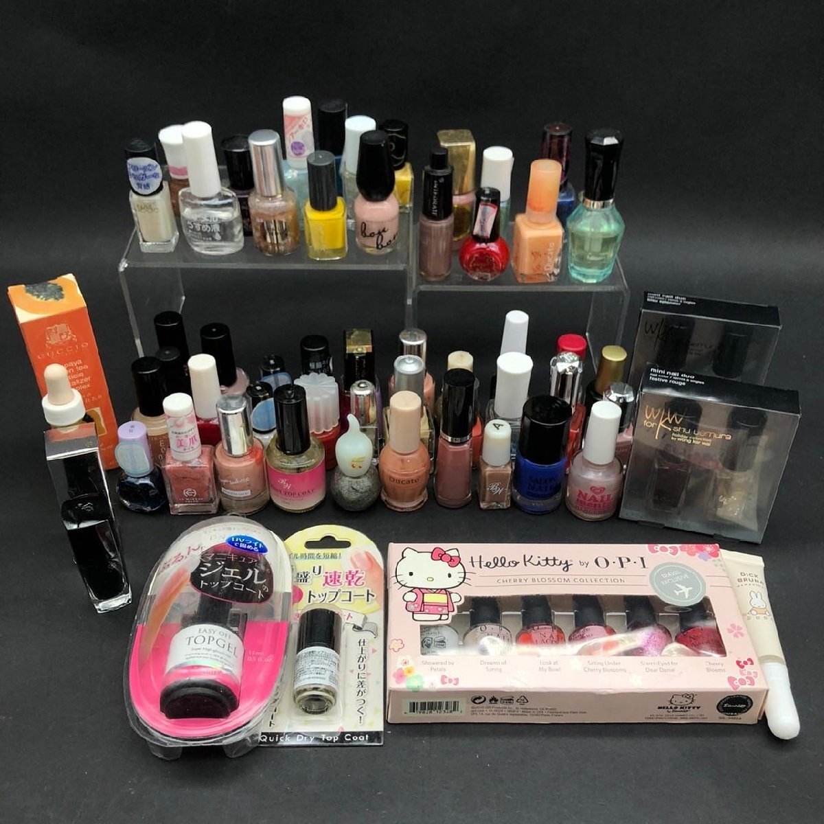 SW1023-3-4 マニキュア まとめ ネイル トップコート シュウウエムラ ディオール 汚れ固まり有 CUCCIO キャンメイク 80サイズ拍卖