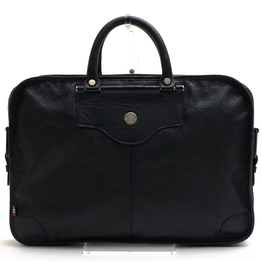 orobianco オロビアンコ ビジネスバッグ ペブルドレザー 牛革 2WAY ショルダーバッグ シボ革 シュリンクレザー拍卖