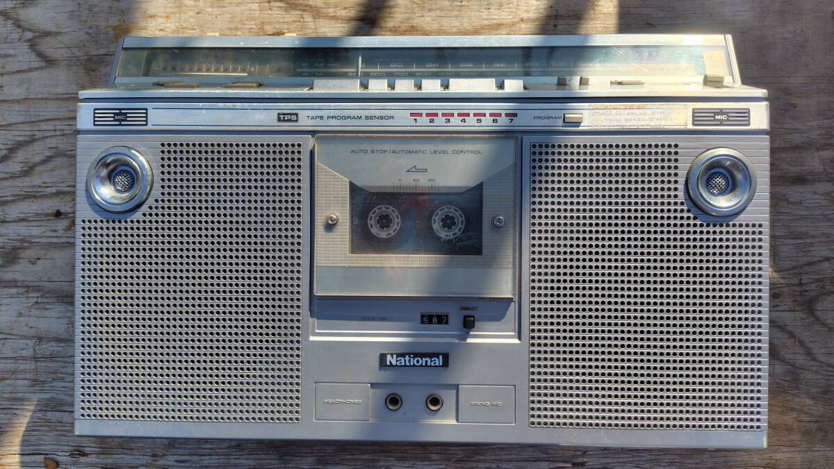 ナショナル ラジカセ RX-5300 昭和レトロ ラジオ カセットテープレコーダー アンティーク vintage拍卖