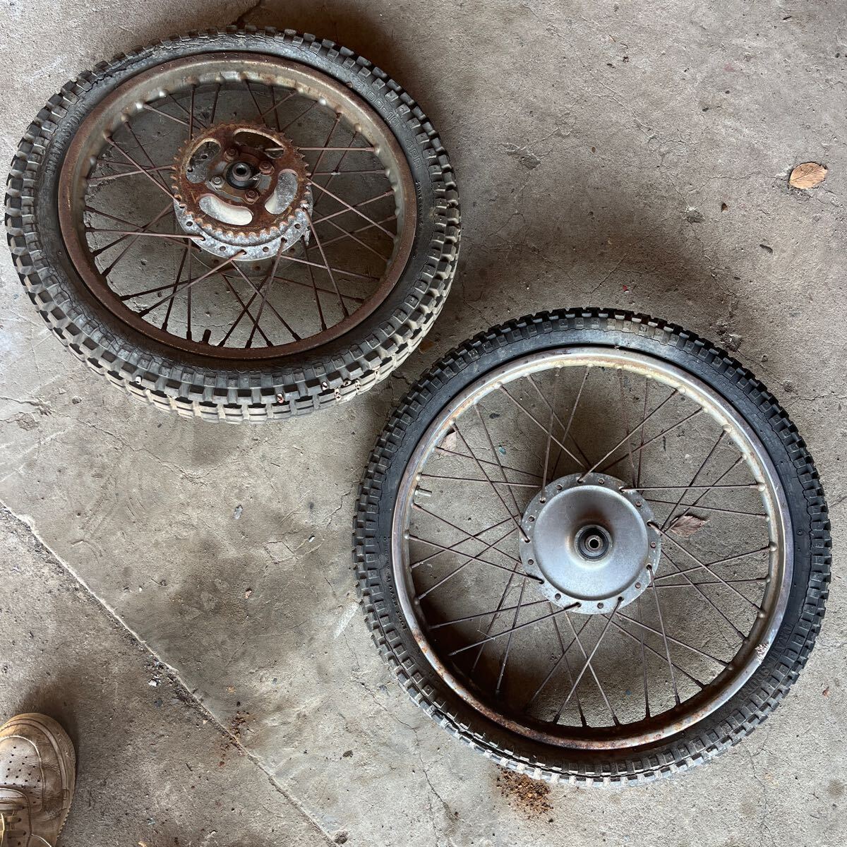 YAMAHA TY80 前後ホイール拍卖