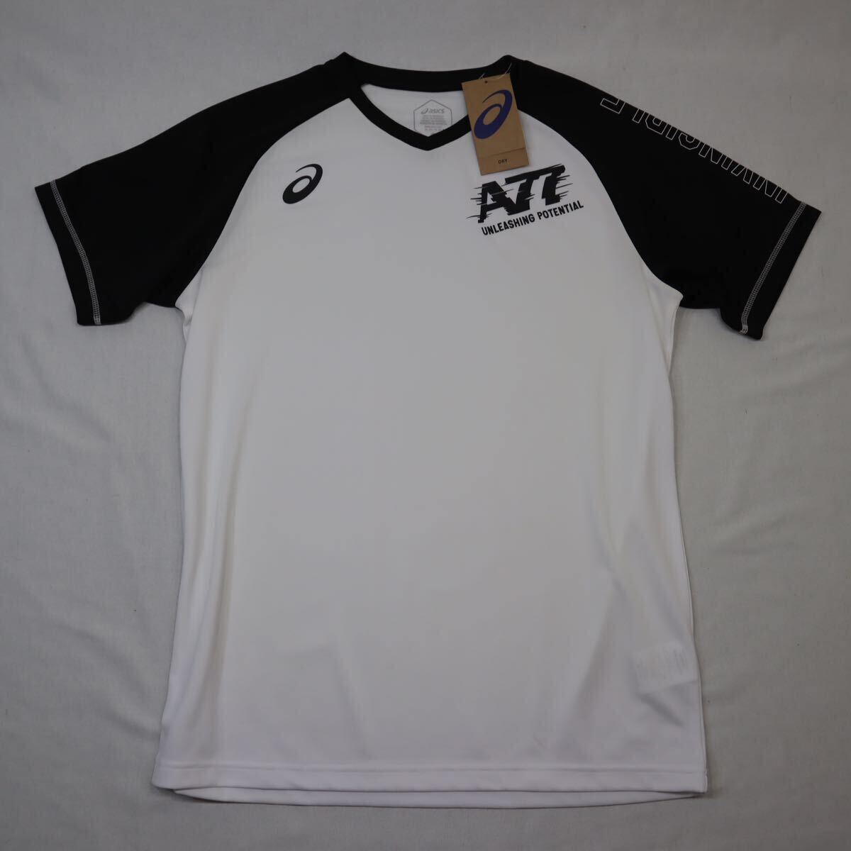 【新品】アシックス(ASICS)(メンズ)バレーボールウェア 半袖Tシャツ A77SSTOPVB 2031D713 メンズXL拍卖
