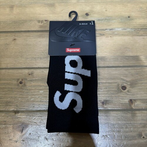 Supreme 21ss x NIKE LIGHTWEIGHT Crew Socks 24-25.5cm CU9069-010 シュプリーム ナイキ ライトウェイト クルーソックス拍卖