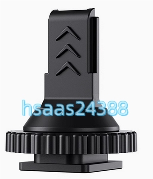 JJC DJI Mic カメラアダプター コールドシューマウントアダプター DJI Mic に対応 落下防止マイクアクセサリー カメラマウントアダプター拍卖