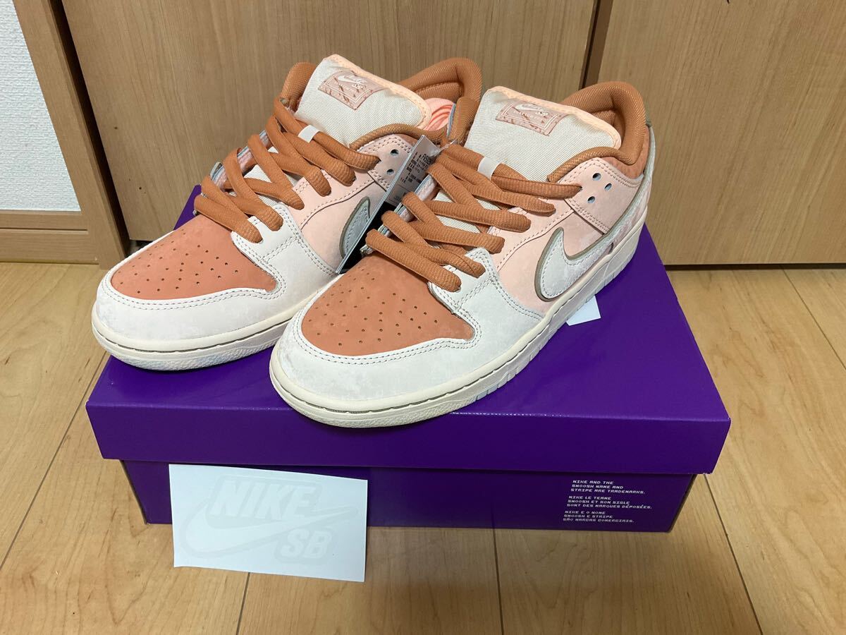 新品 27.5cm NIKE SB DUNK LOW PRO PRM Crimson Tint and Amber Brown Trocadero Gardens FV5926-200 ナイキ ダンク スケート拍卖
