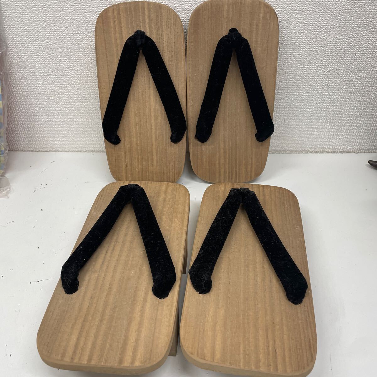 refle0 【現状品】 下駄 和装小物 23cm? 和装 2点拍卖