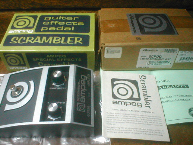 Ampeg SCRAMBLER Octave Fuzz Pedal アンペグ スクランブラー オクターブ ファズ 拍卖