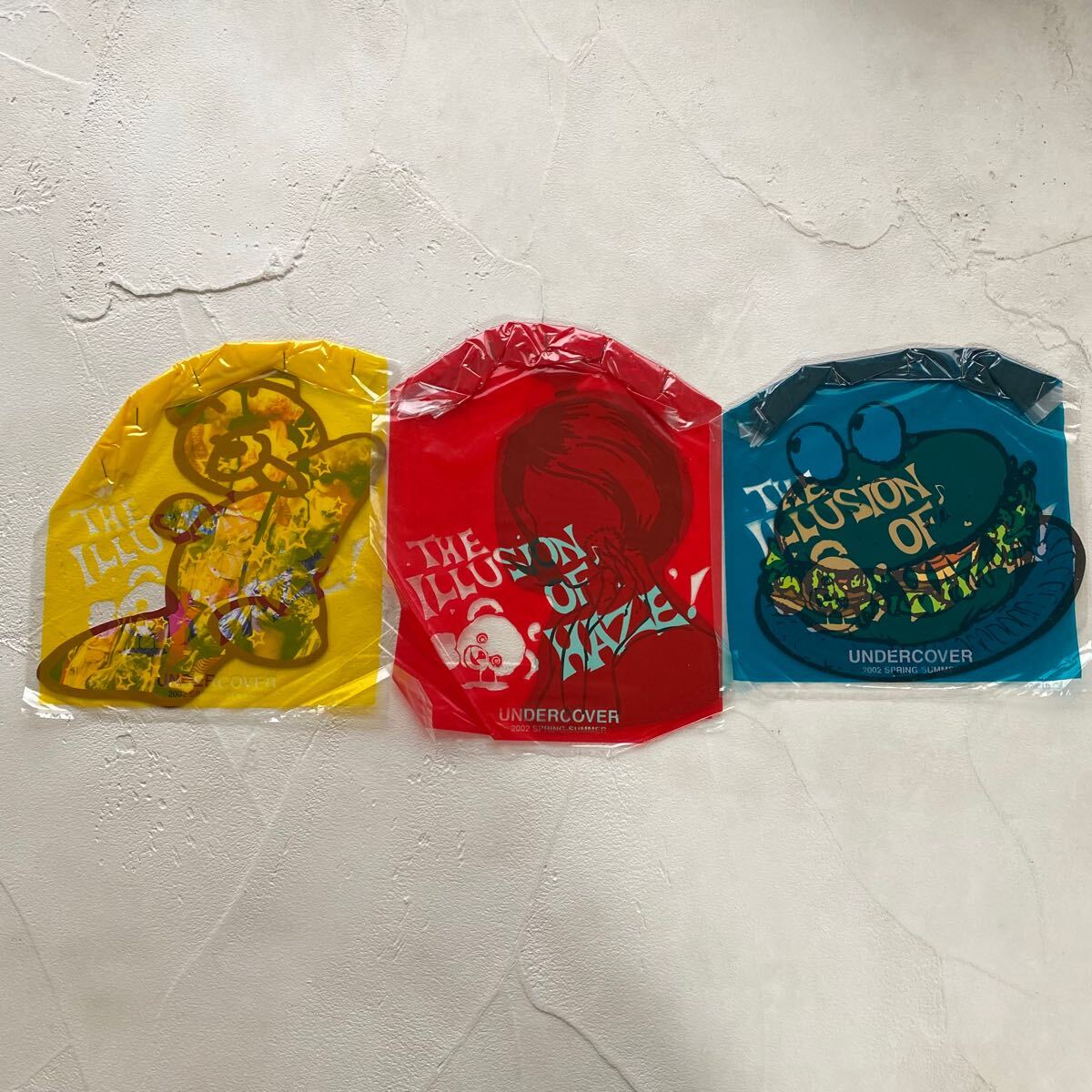 【新品未使用 アンダーカバー UNDERCOVER 2002SS THE ILLUSION OF HAZE フライヤー DM チラシ ポストカード 3枚セット顧客限定品 非売品】拍卖