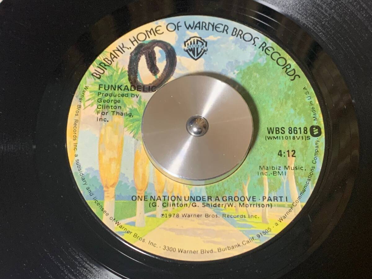 FUNKADELIC ♪ONE NATON UNDER A GROOVE 7インチ 45 拍卖