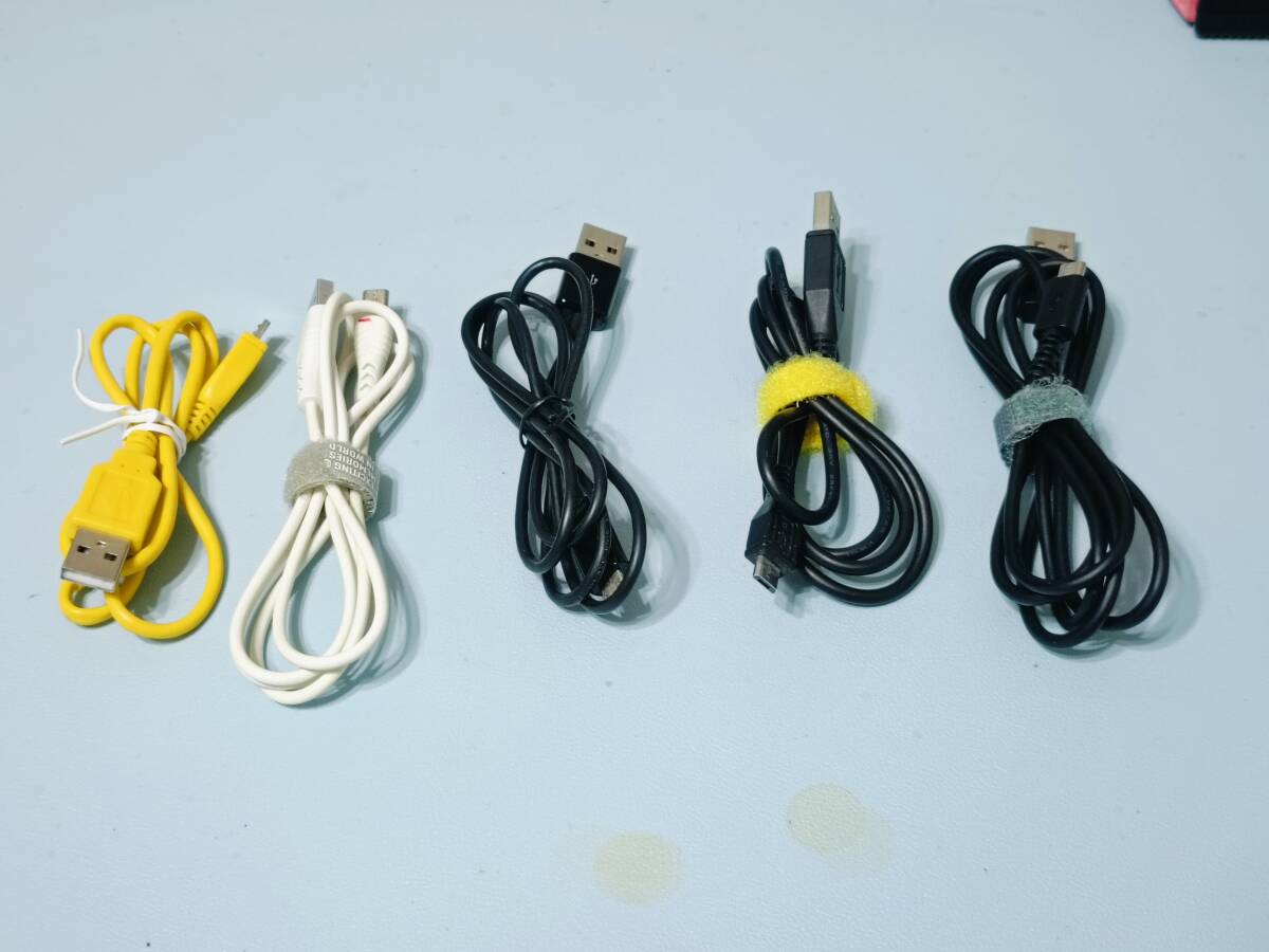 USBケーブル USB Type-A → Micro USB Type-B(2.0) 長さ約60Cm/80Cm/90Cm2本/1m 計5本拍卖