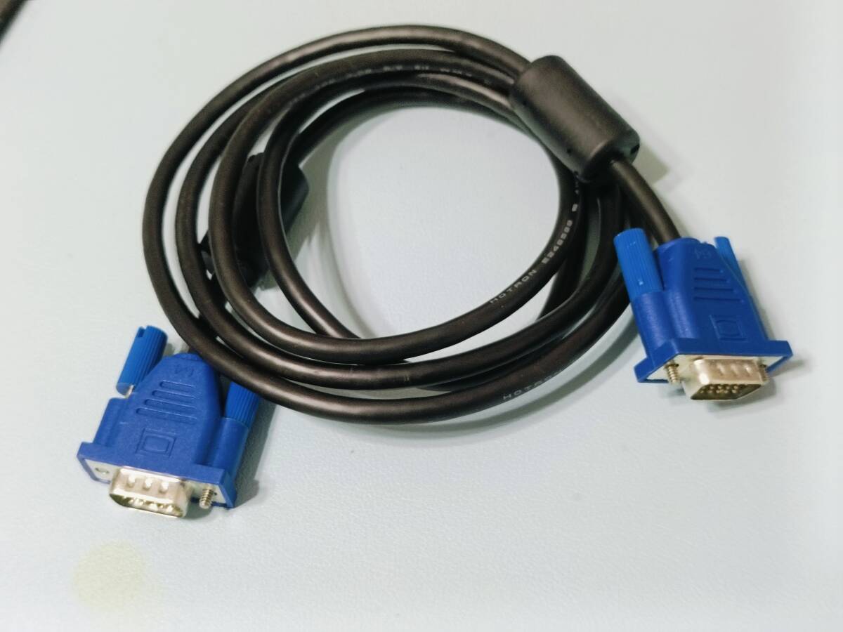 D-SUB15pin モニターケーブル 長さ1.5M パソコン⇔モニター 長さ約1.4m/ 1本拍卖