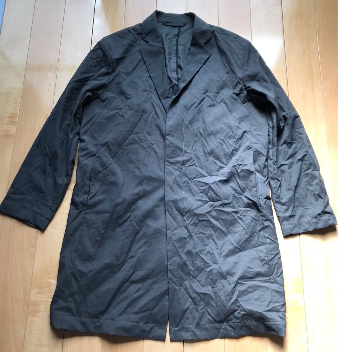 無印良品 チェスターコート 580-1-403 メンズ M ナイロン100%拍卖