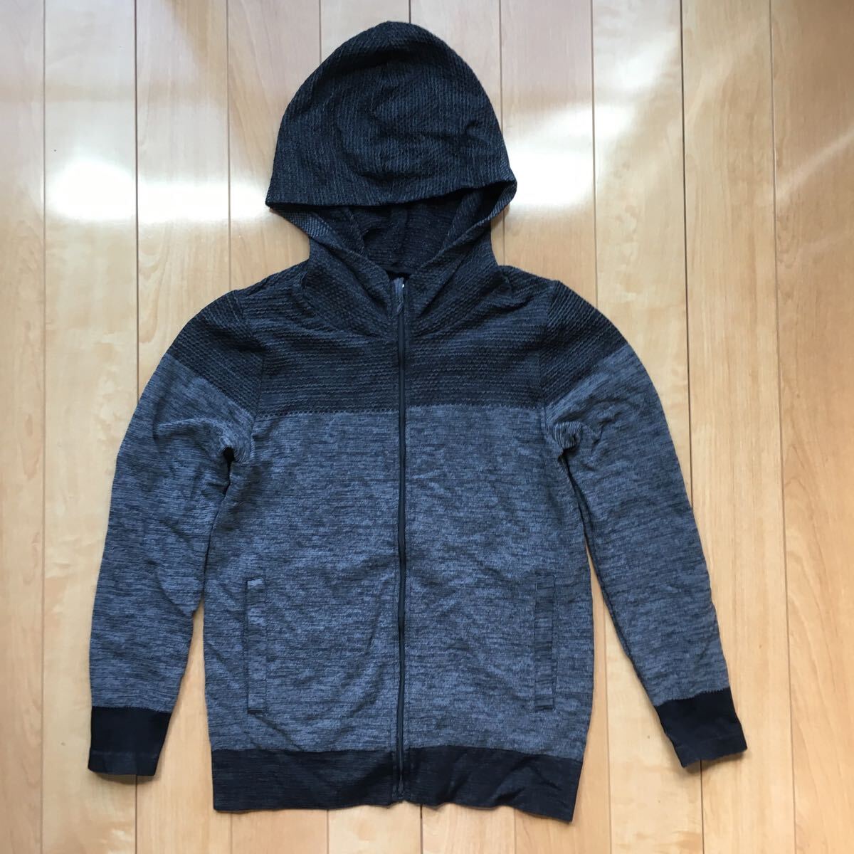 帝人フロンティア ジップアップパーカー 584-1-433 グレー M拍卖