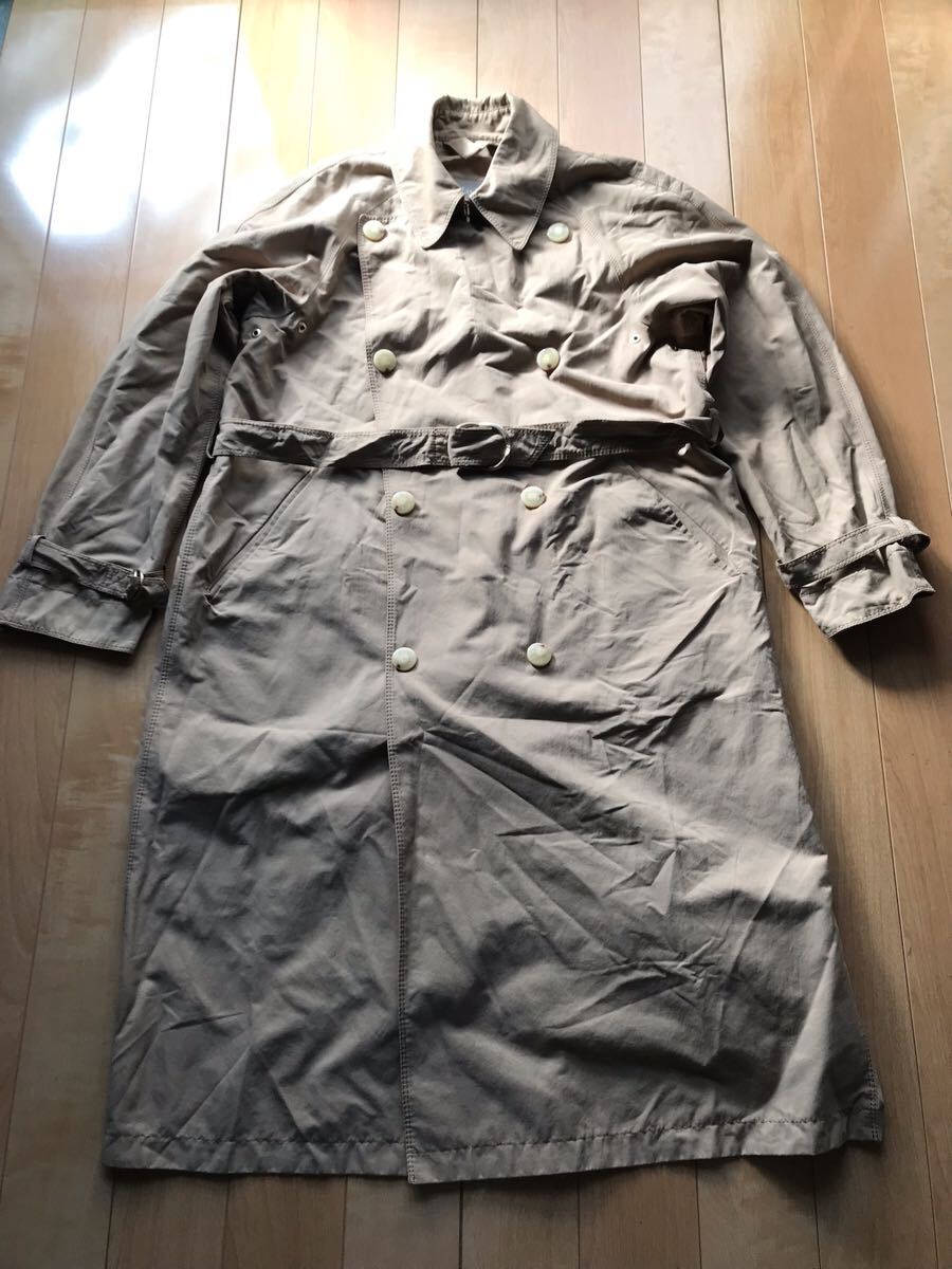 リタリー製 マックスマーラ トレンチコート 147-6-331 レディース 42 ベージュ拍卖