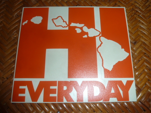 HI EVERYDAY HIEVERYDAY ステッカー 本物 808allday udown hilife in4mation aloha 808 hdm jdm ハワイ ローカル アイランド ハワイ大学 UH拍卖