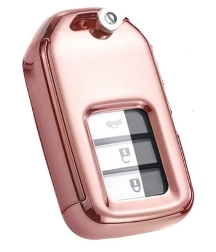 【ピンク】HONDA ホンダ キーケース 専用 カバー フリード オデッセイ ステップワゴン フィット S660 CR-Z ヴェゼル CR-V ジェイド拍卖