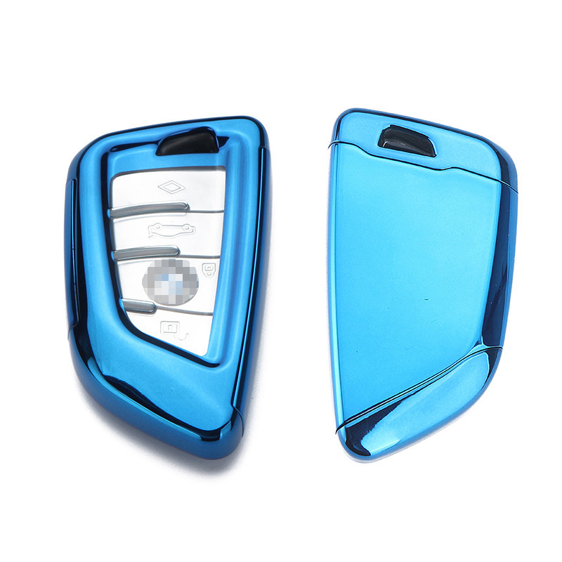 【ブルー】BMW キーケース 専用 カバー タイプB BMW キーケース 1 2 3 5 6 7 8 シリーズ X1 X2 X3 X4 X5 X6 X7 Z4 M8拍卖