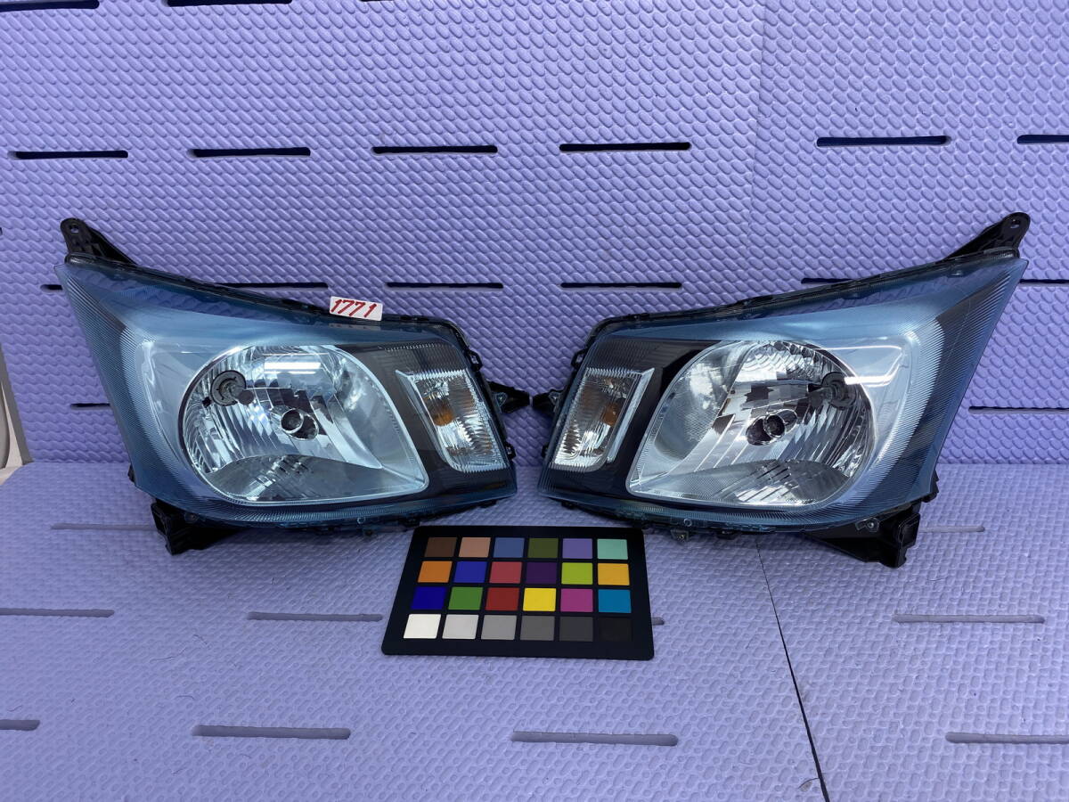 1771 * ブルーレンズでお洒落な感じになります *ムーヴ LA100S LA110S 後期 ヘッドライト 左右 レベ付 W1148拍卖