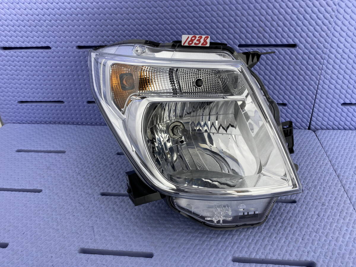 1838 * ワゴンR MH34S 後期 ヘッドライト 右 ハロゲン 100-59316拍卖