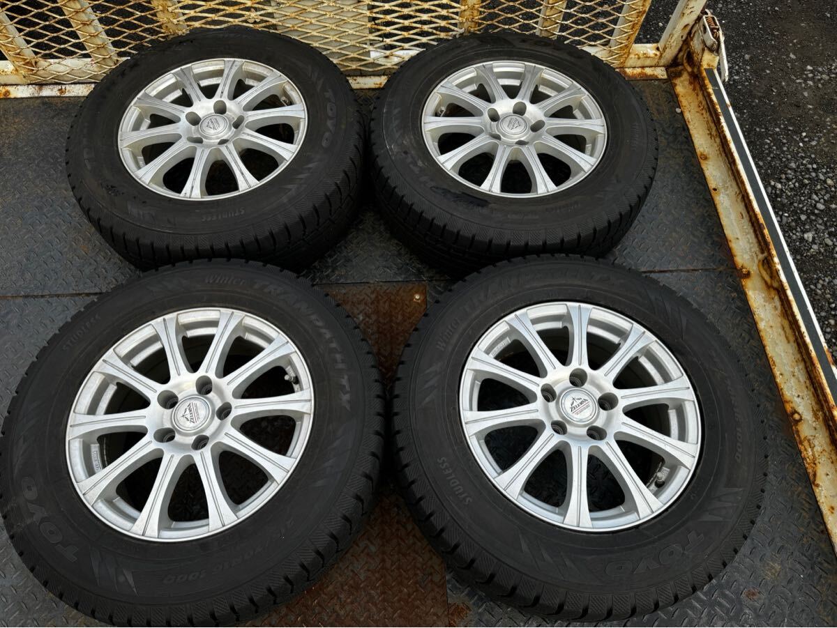 Y1179 215/70R16 100Q toyo トーヨー 2020年 PCD114.3 5H 6.5J in 40 4本セット拍卖