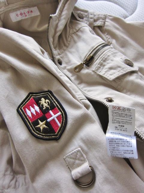 美品 COLZA アウター M お手入れ簡単 綺麗 春コート コルザ ハニーズ拍卖