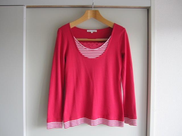 綺麗め ローラアシュレイ トップス 綺麗 ブランド長袖 ストライプ Tシャツ拍卖