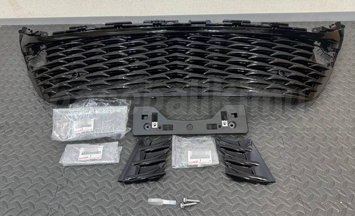 ■新品■トヨタ純正 TOYOTA ハリアー80 PHEV専用ロアグリル フロントバンパー バンパーグリル カメラ穴無タイプセット拍卖