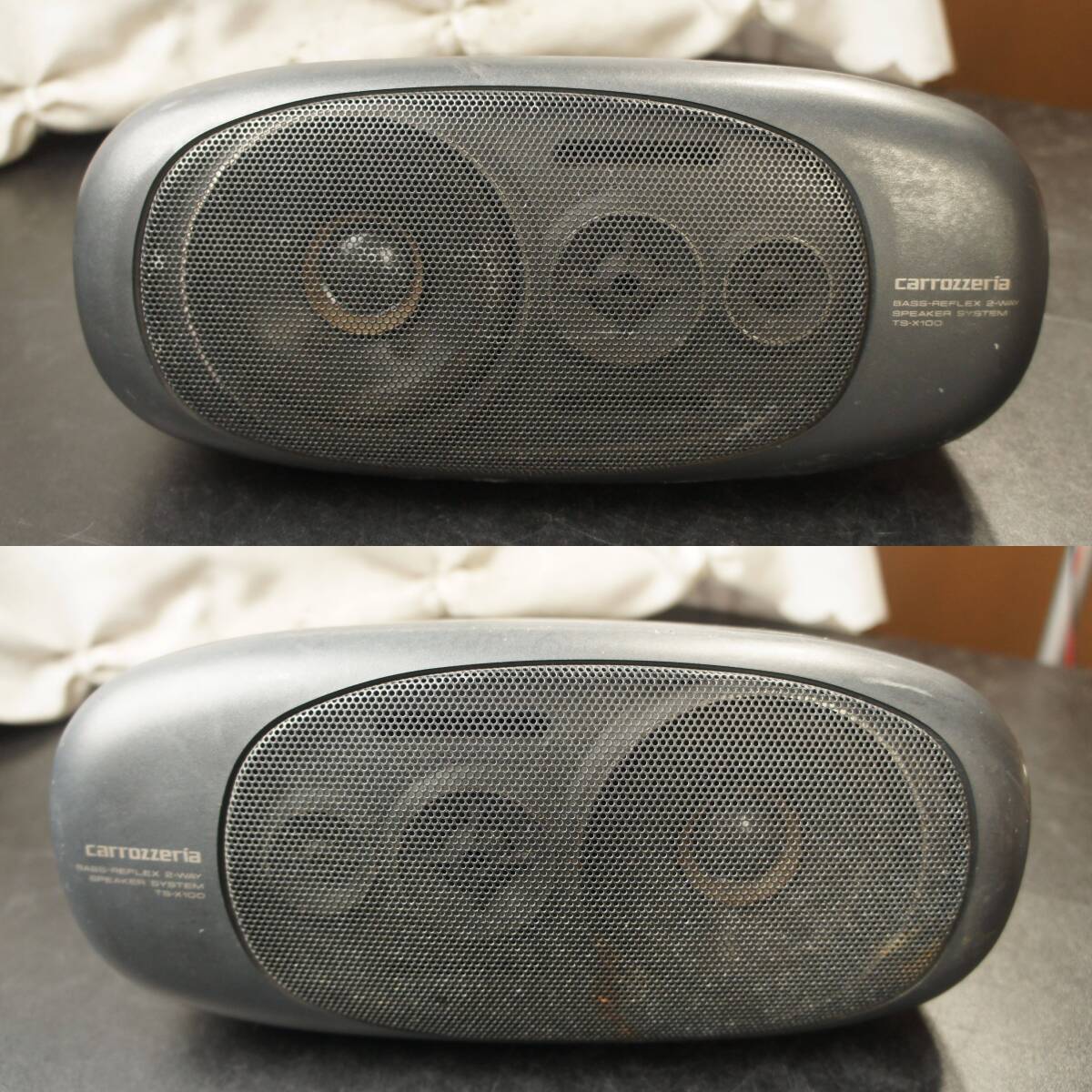 動作確認済 TS-X100 60W 置型スピーカー ボックススピーカー カロッツェリア パイオニア carrozzeria PIONEER @9094s拍卖