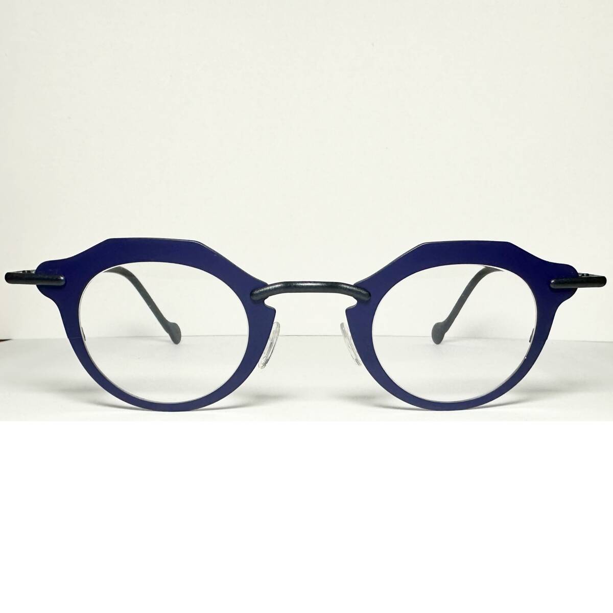 ANNE ET VALENTIN 小振り 日本製チタン素材 新品・純正ケース付き HALO BC73 Frame France メガネ アンバレンタイン フランスブランド拍卖