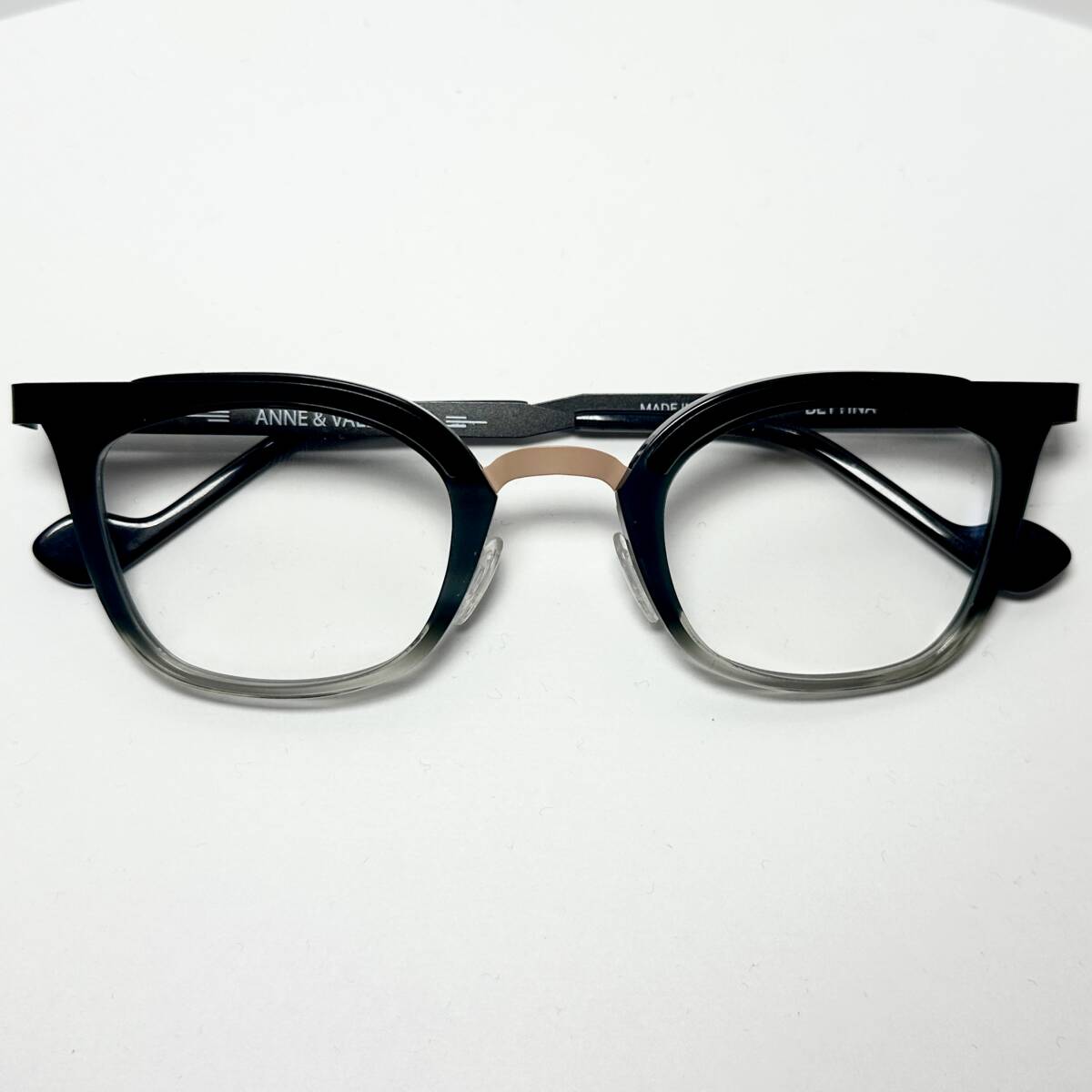ANNE ET VALENTIN BETTINA A199 新品・純正ケース付き Frame France メガネ アンバレンタイン フレームフランス製拍卖