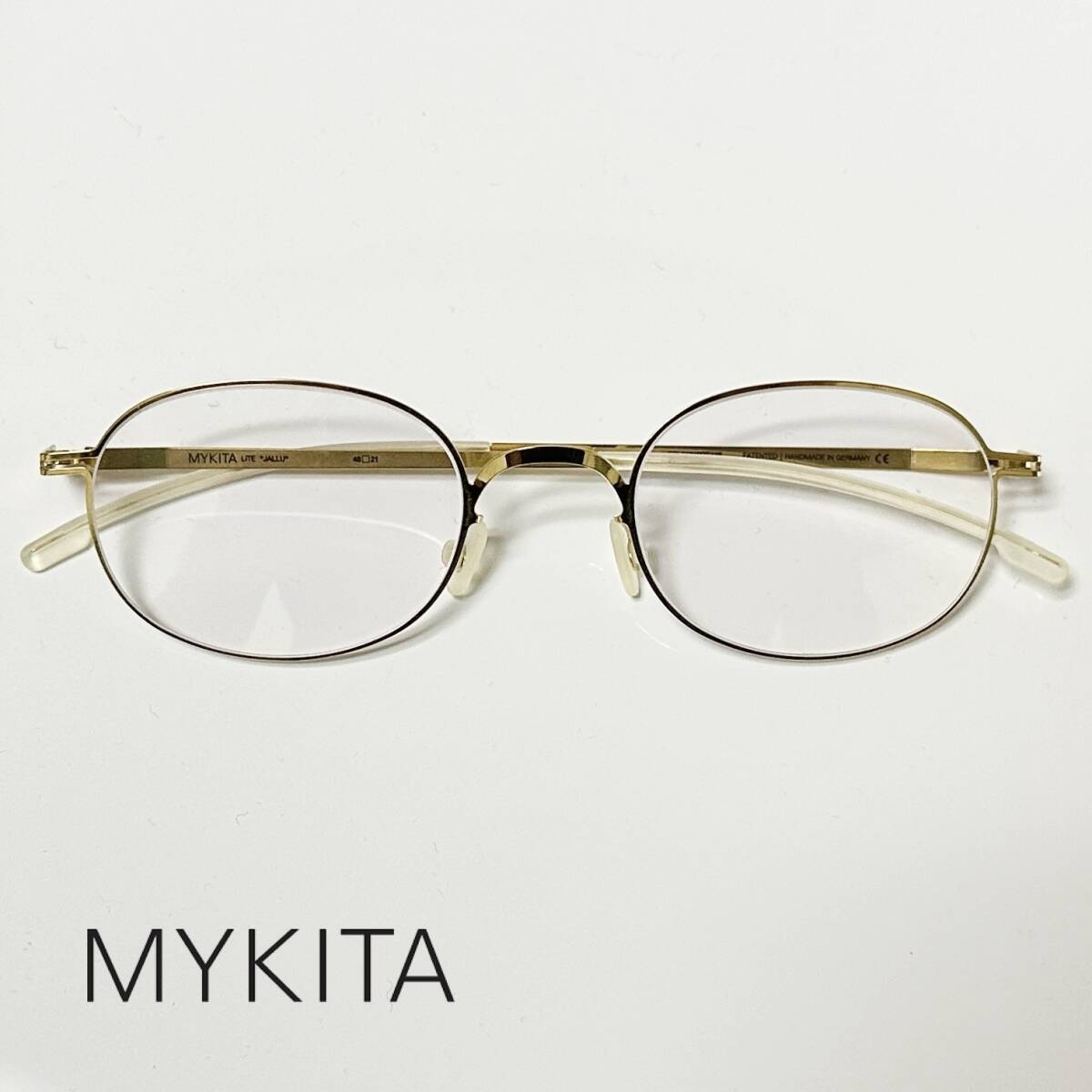 ドイツ製 MYKITA JALLU GLOSSY GOLD 013 メガネ 純正新品 マイキータ|付属品完備 拍卖