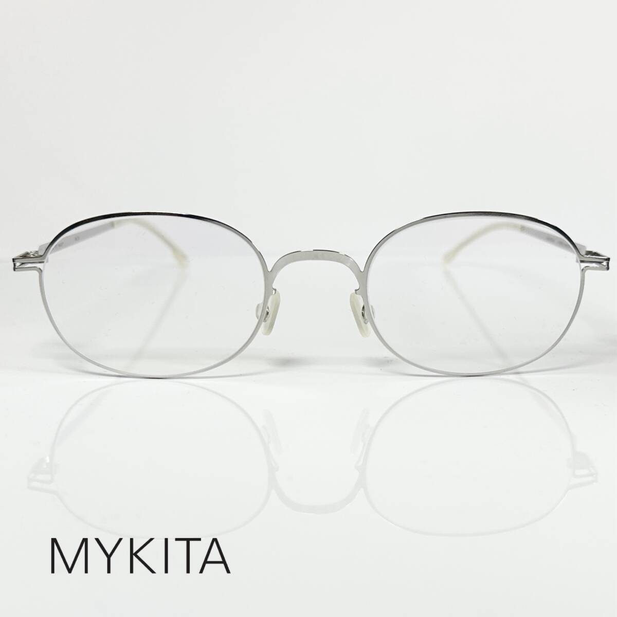 ドイツ製 MYKITA JALLU SHINY SILVER 061 メガネ 純正新品 マイキータ|付属品完備 拍卖