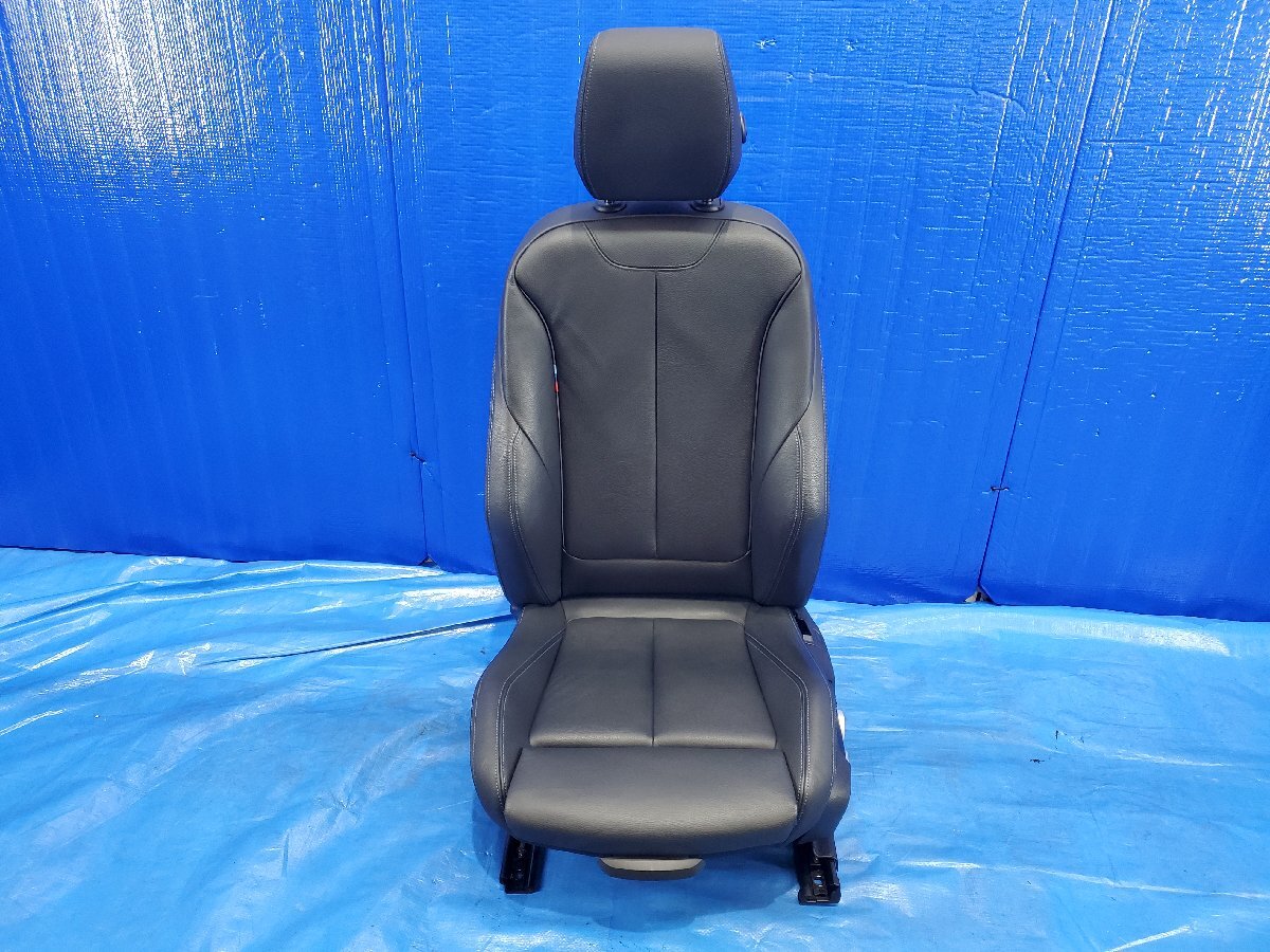 ● シート 助手席 レザー 青ステッチ 電動 BMW 3シリーズ セダン 320 Mスポーツ F30 後期 LDA-8C201 2018y拍卖