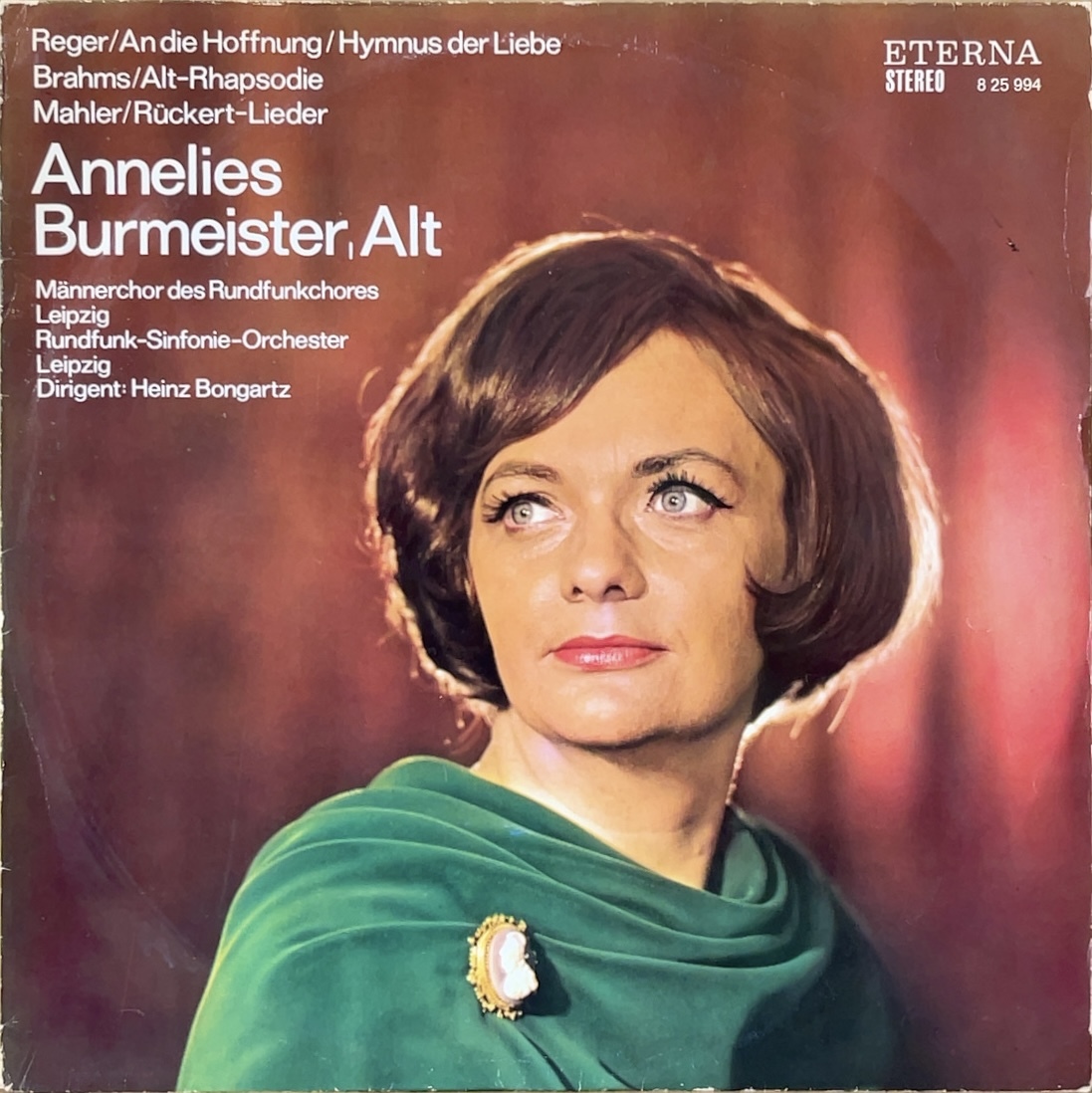 【30%OFF】アンネリーズ・ブルマイスター(alt), ライプツィヒ国立交響楽団管弦楽団/ブラームス: アルト・ラプソディ 他 独 ETERNA 8 25 994拍卖