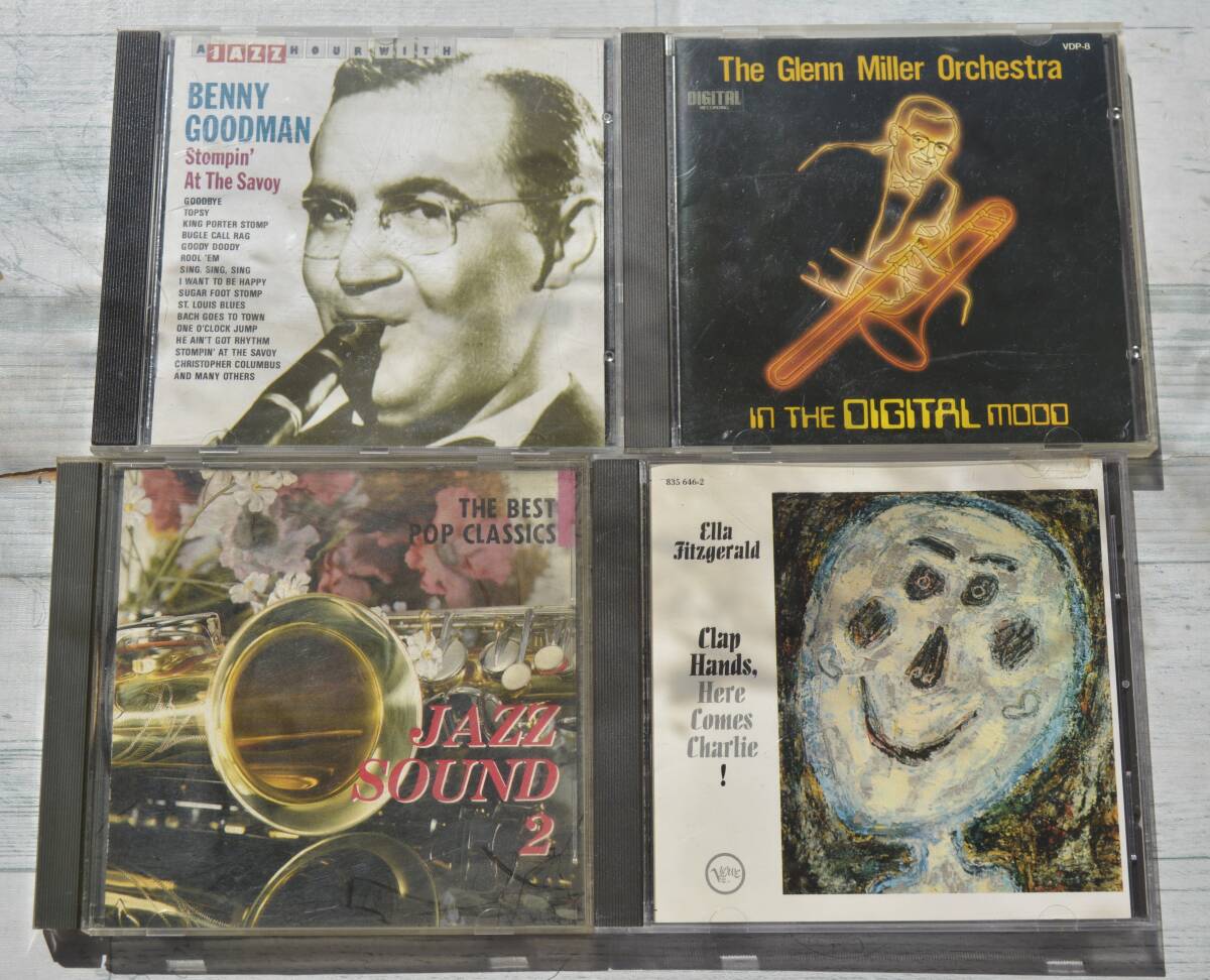 グッドマン@Stompin' At The Savoy/In Digital Mood@グレン・ミラー/JAZZ SOUND 2/フィッツジェラルド@Clap Hands Here Comes Charlie/4CD拍卖