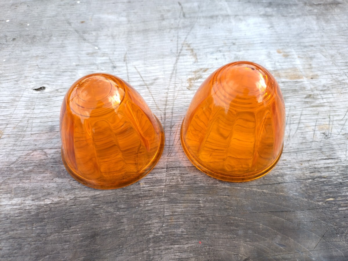 バスマーカー マーカー オレンジ ガラス 中古 デコトラ トラック 軽トラ拍卖