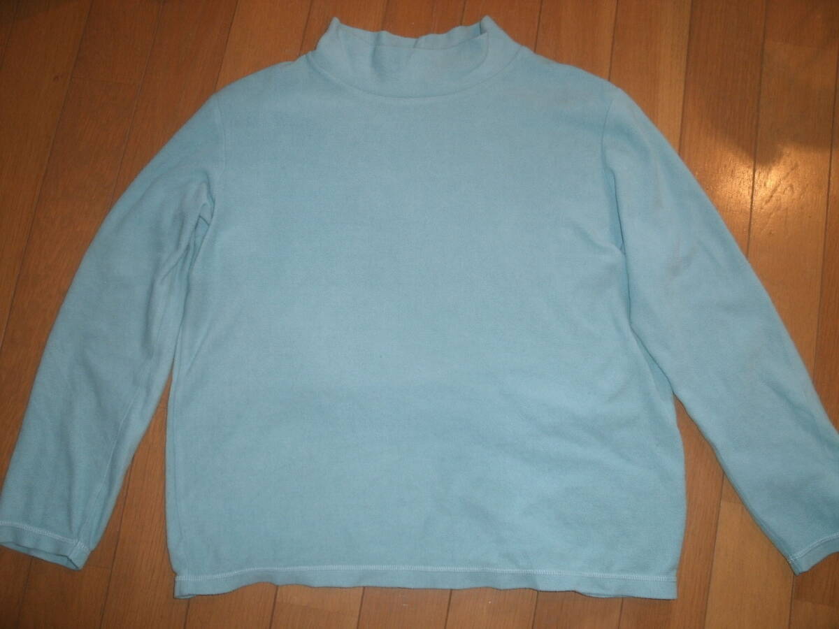 ユニクロキッズ UNIQLO フリース ブルーグレー 部屋着 パジャマ 150 150 中古 男女共用 男の子 女の子拍卖