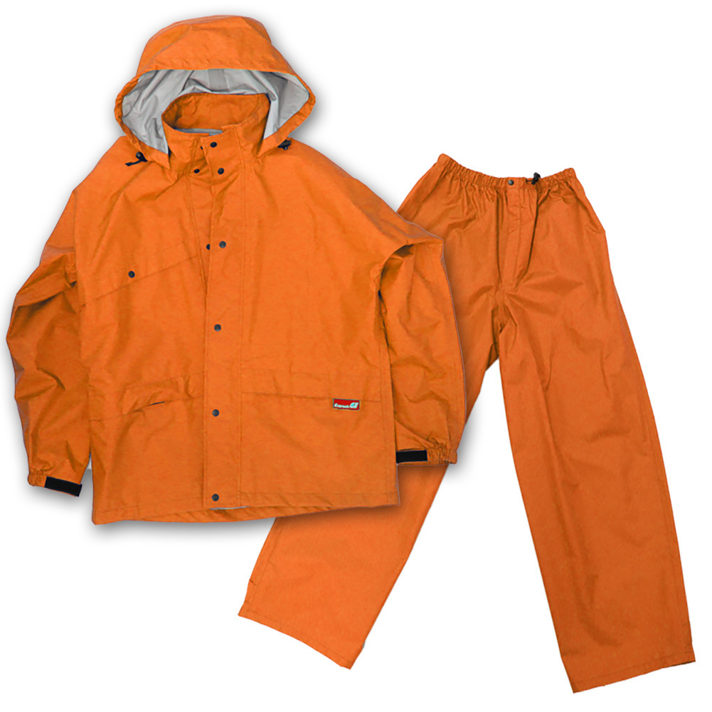 3~4日以内発送 レインウェア 8200 グランドスラムレイン(オレンジ/Sサイズ)送料無料 耐水 透湿 カッパ 雨具 ゴルフ BBQ 海釣り 釣り 登拍卖