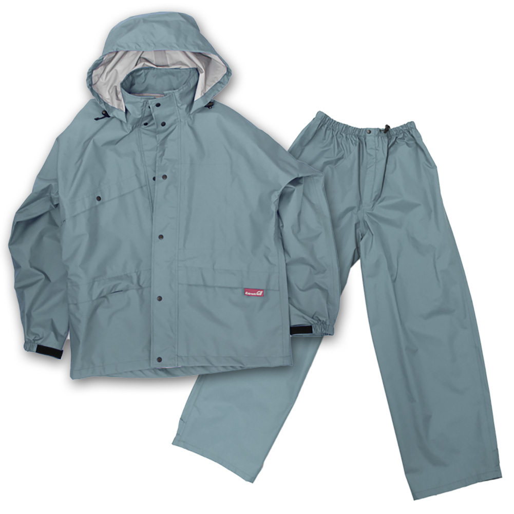 3~4日以内発送 グランドスラムレイン(グレー/Mサイズ)レインウェア 耐水 透湿 カッパ 雨具 ゴルフ BBQ 海釣り 釣り 登山 散歩 森林 海 山拍卖