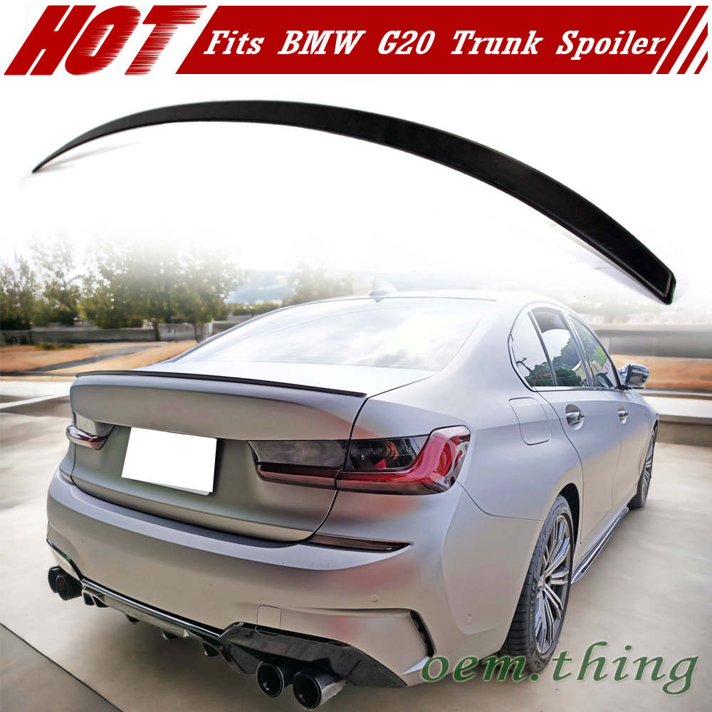 【即納品】OE Type BMW 3シリーズ G20 セダン ABS エアロ トランクスポイラー リヤスポイラー 未塗装品 素地 2019-2024拍卖